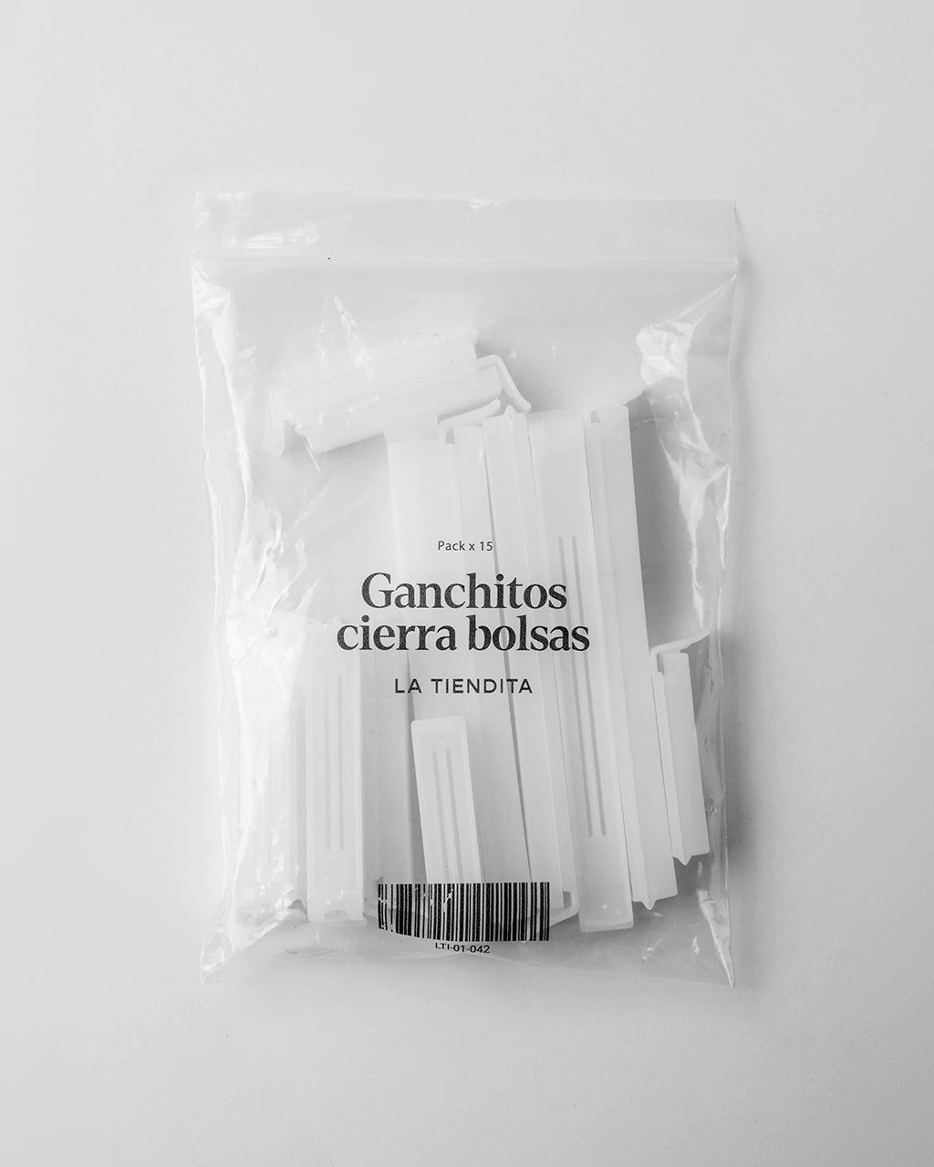 Ganchitos cierra bolsas x 15